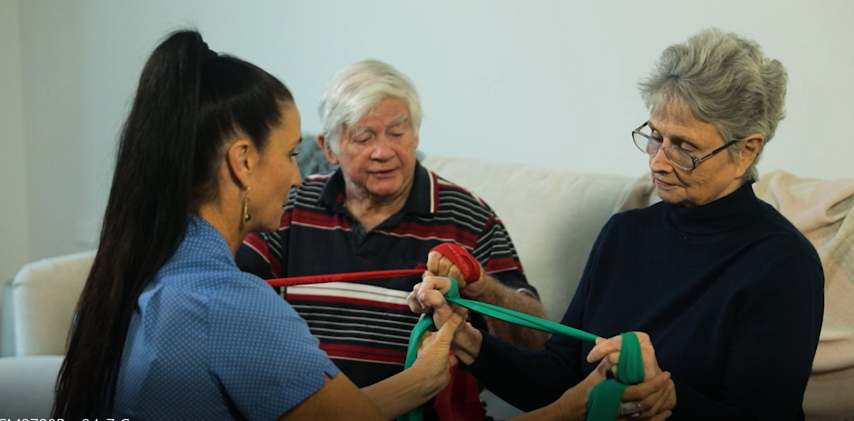 A nurse providing aged care in Forster